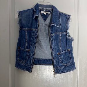 Jean vest size S